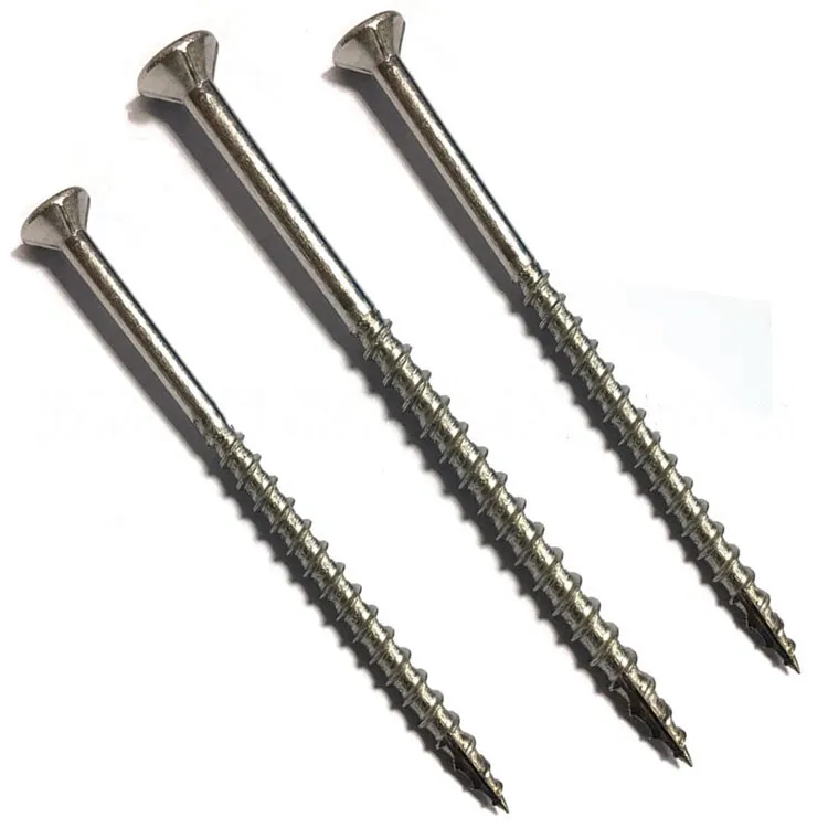 What are the key points to pay attention to when using stainless steel screws?