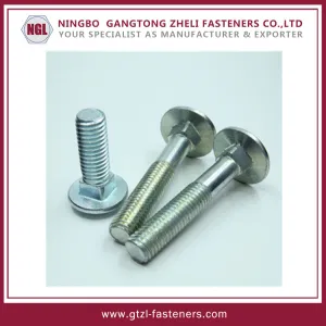 Let's take a look at the materials and surface treatments of carriage bolts.