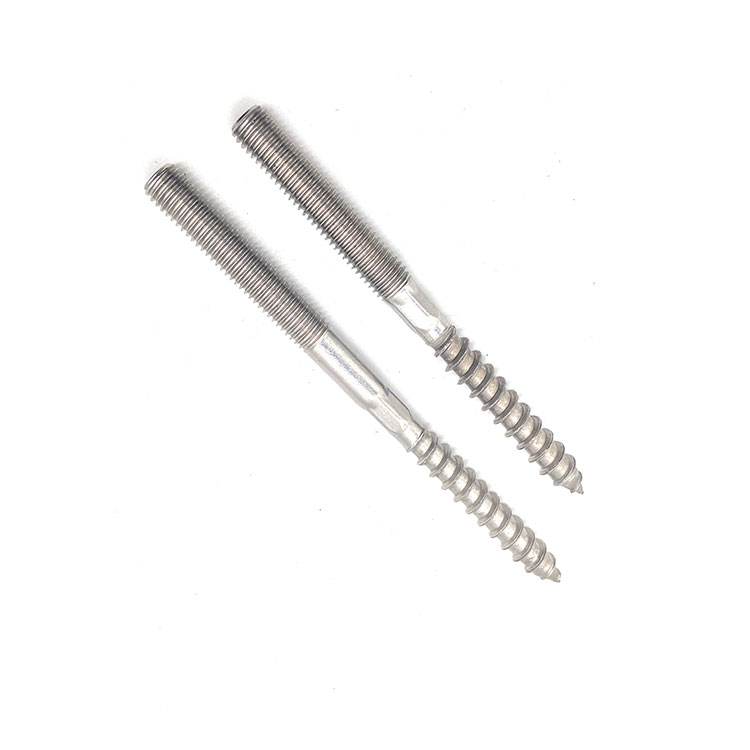 304 316 Stainless Steel Self Tapping Screw Dowel Screw Double Head Hanger Bolt