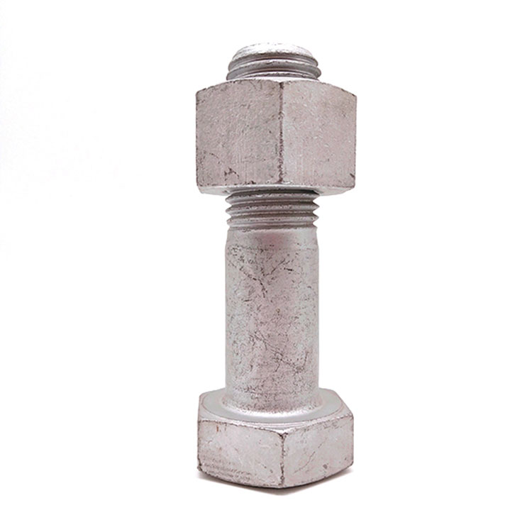 ANSI/ASME A490M Hot Dip Galvanized Metric Heavy Hexagon Bolt with Nut