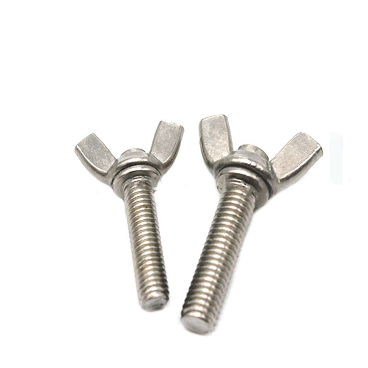 ASME/ANSI B 18.6.8 Stainless Steel SS304 A2-70 Wing Thumb Screws