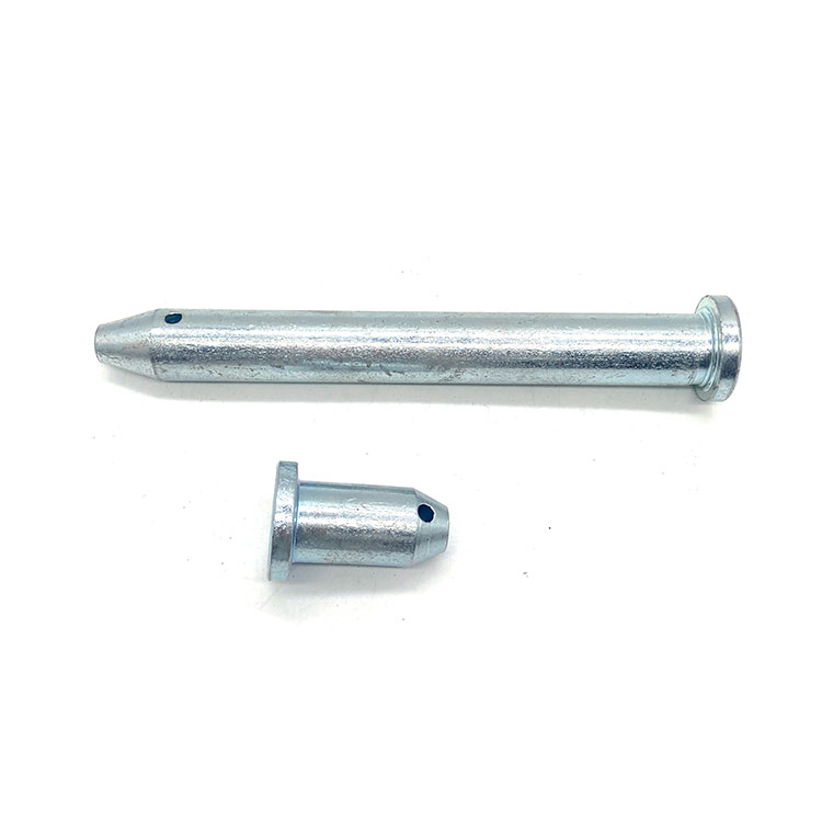 Blue White Zinc Carbon Steel 50mm 100mm Carbon Steel Clevis Pins With Hole