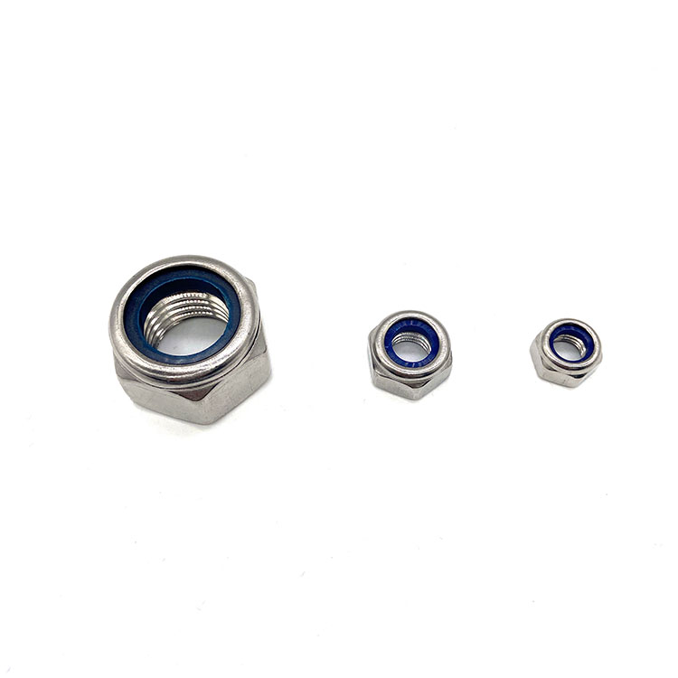 DIN 985 DIN 982 Stainless Steel 304 316 White Nylon Self Lock Nut