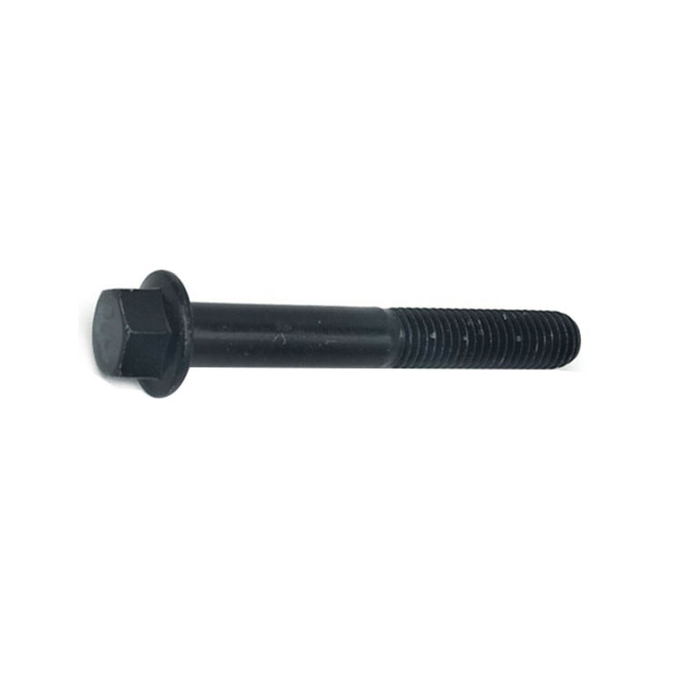 DIN6922 Gr8.8 Hexagon Flange Bolt Hex Flange Bolt with Reduce Shank Black