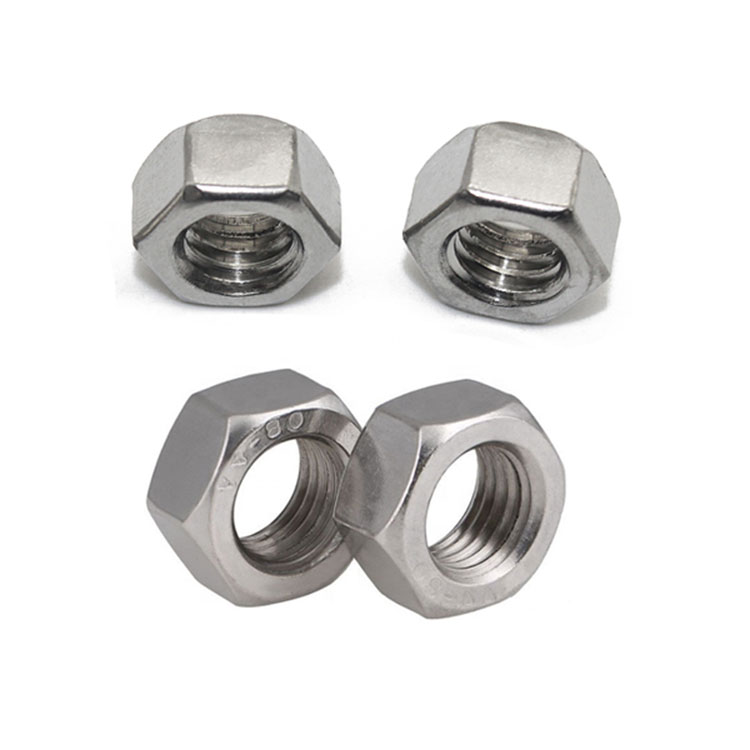 DIN934 Stainless Steel A2 A4 Hex Head Nut M6 M8 M10 Different Types of Nuts And Bolts