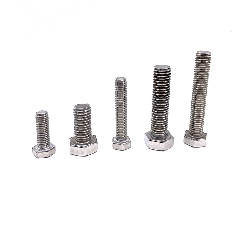 INOX A2 INOX A4 High Quality Fastener Stainless Steel 304 316 DIN933 Hex Head Bolt