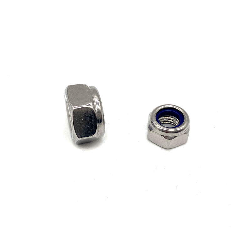 M10 12mm Stainless Steel 304 316 Nylon Lock Nut DIN985 DIN982