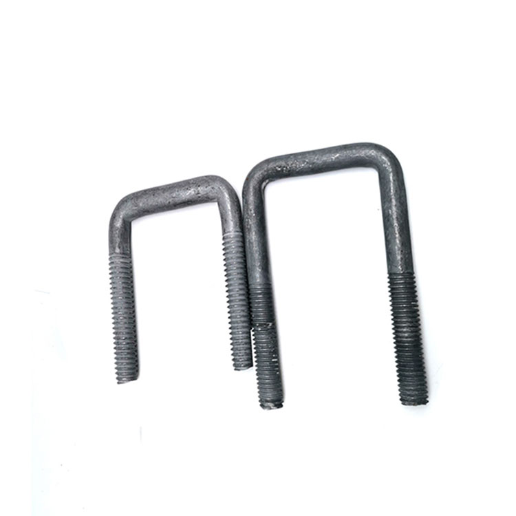 DIN3570 Carbon Steel U Bolt for Electric Tower Equipment HDG U Shape Bolt