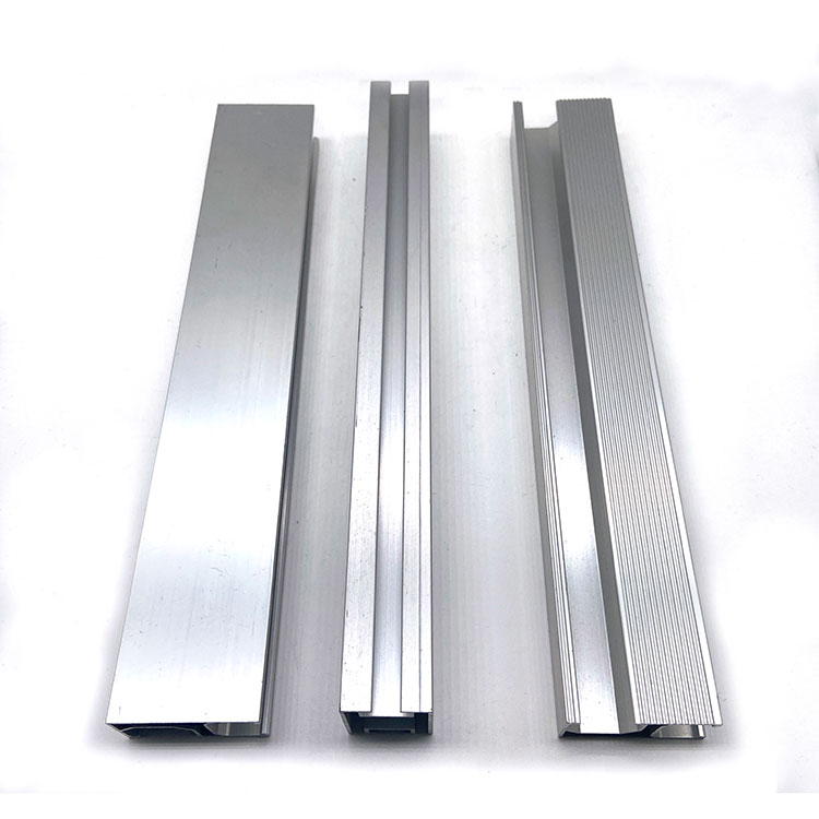 Solar Panel Brackets Aluminium Extrusion 6063 T5 Solar Panel Frames Aluminum Profiles