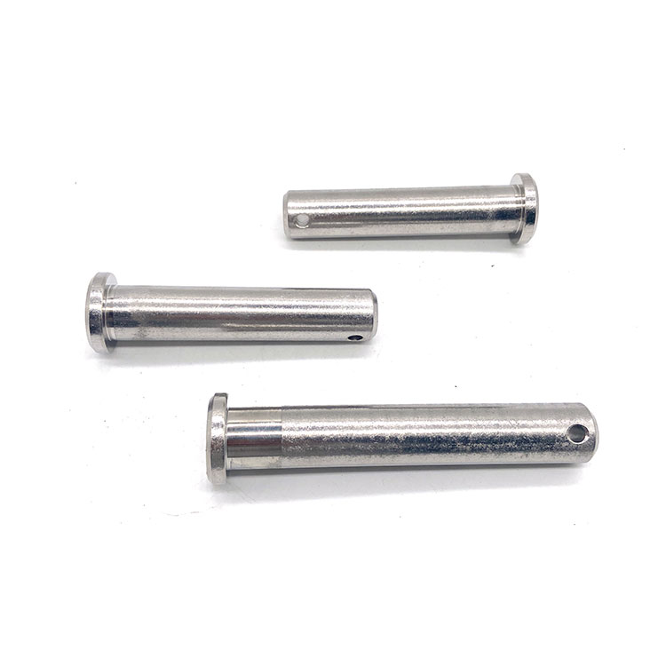 SS304 SS314 Stainless Steel Flat Head Clevis Pin with Hole