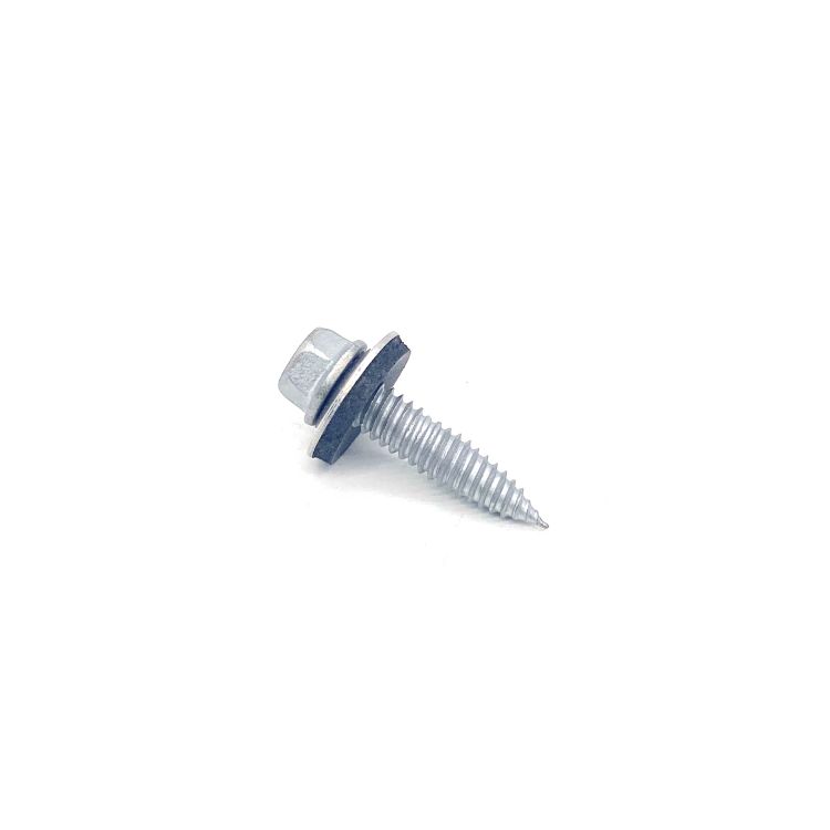 SS304 Stainless Steel 316 Hex Washer Flange Self Tapping Bi-Metal Screws with EPDM Washer