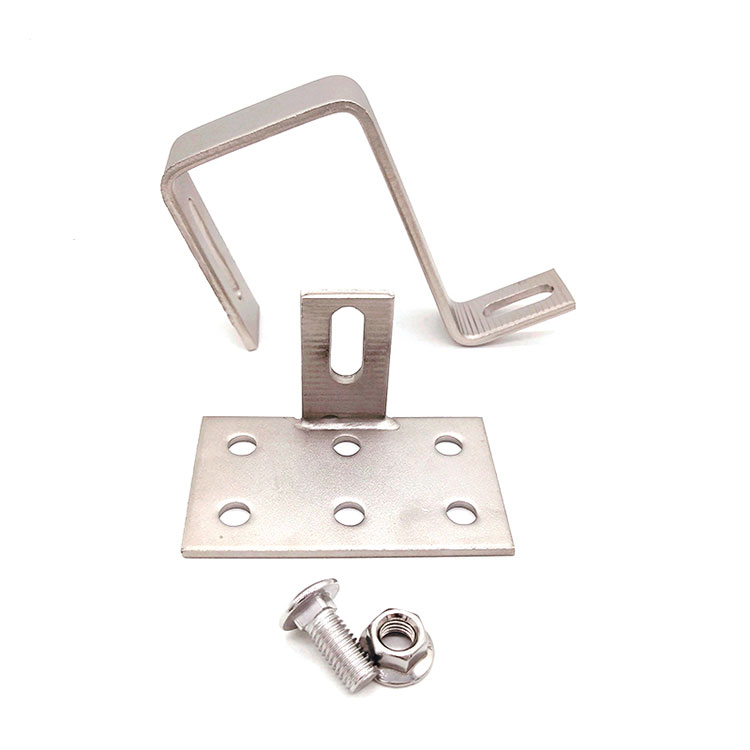 Stainless steel A2 A4 solar roof hook parts for solar energy system