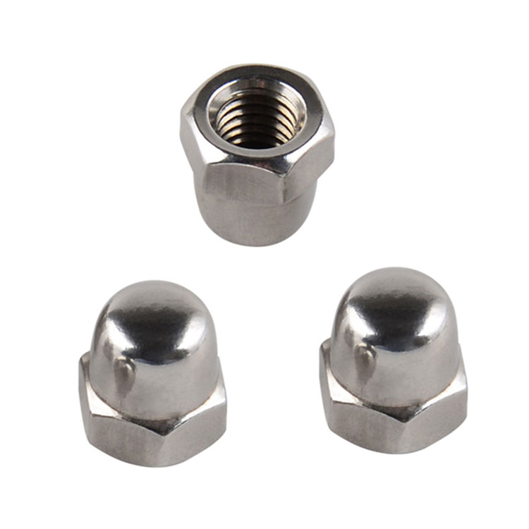 Stainless Steel Cap Nut China Wholesale Stainless Steel Hex Domed M5 Cap Nut For Hardware