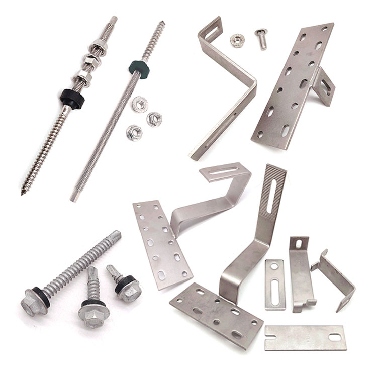 Stainless Steel Metal Adjustable Mount Bracket/ PV Bracket/ Solar System Panel Mounting Structure Roof Brackets/Aluminum Bracket/Tile Roof Bracket/Solar Brackets